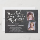 Oude foto's Wedde Uitnodigingen van het huwelijk H (Voorkant)