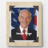 Oude Fotostijl Art Lijst Plaque Fotoplaat (Voorkant)