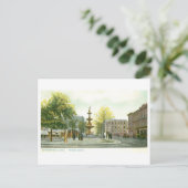 Oude Fountain Square, Springfield, Ohio Briefkaart (Staand voorkant)