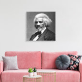 Oude Fr3d3rick Bailey Douglas Afro-Amerikaanse Hel Canvas Afdruk (Insitu (Woonkamer))