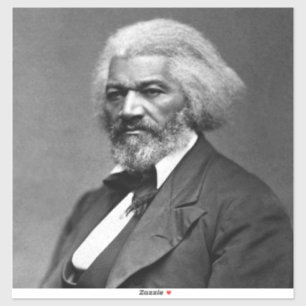 Oude Fr3d3rick Bailey Douglas Afro-Amerikaanse Hel Sticker