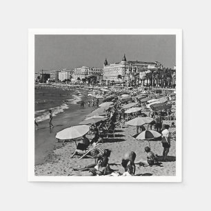 Oude Frankrijk Cannes het strand Servet