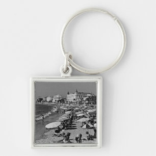 Oude Frankrijk Cannes het strand Sleutelhanger
