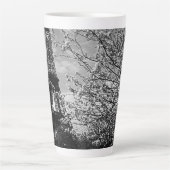Oude Frankrijk Parijs Eiffeltoren Latte Mokkop Mok (Voorkant)