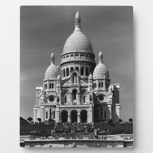 Oude Frankrijk Parijs Sacre Coeur Basiliek 1970 Fotoplaat