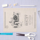 Oude Franse auto-automobiel-advertentie Decoupage Tissuepapier (Craft)