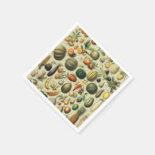 Oude Franse botanische fruitposter kunst Servet (Hoek)