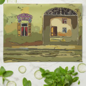 Oude Franse kwartbakkerij Theedoek (Gevouwen)