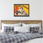Oude Franse Pierrot Absinthe Reclame Canvas Afdruk (Insitu (Slaapkamer))