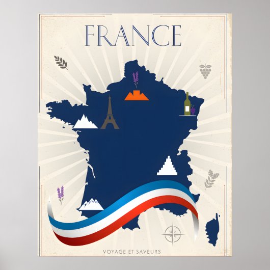 Oude Franse Poster (Voorkant)