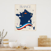 Oude Franse Poster (Keuken)