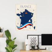 Oude Franse Poster (Thuiskantoor)
