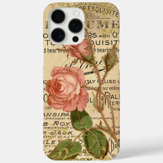Oude Franse Rozen Case-Mate iPhone Case (Achterkant)
