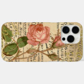Oude Franse Rozen Case-Mate iPhone Case (Achterkant (horizontaal))