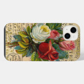 Oude Franse Rozen iPhone Hoesje (Achterkant horizontaal)