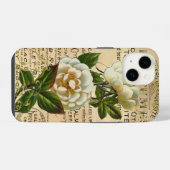 Oude Franse Rozen iPhone Hoesje (Achterkant horizontaal)