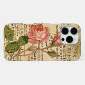 Oude Franse Rozen iPhone Hoesje (Achterkant horizontaal)