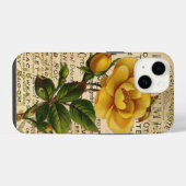 Oude Franse Rozen iPhone Hoesje (Achterkant horizontaal)