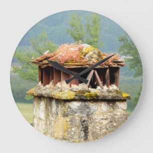 Oude Franse schoorsteenkast Grote Klok