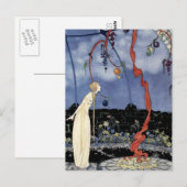 Oude Franse Sprookjes: Een boom van Prachtige Briefkaart (Voorkant / Achterkant)