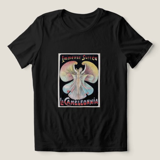Oude Franse Theatrale Dans Tri-Blend Shirt (Design voorkant)