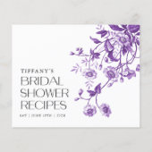 Oude Franse Toile Bloemachtige Bruiloft Recepten (Achterkant)