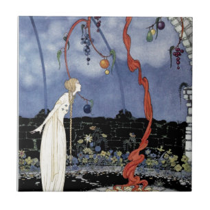 Oude Franse vliegdekwalvissen: Een boom van pracht Tegeltje