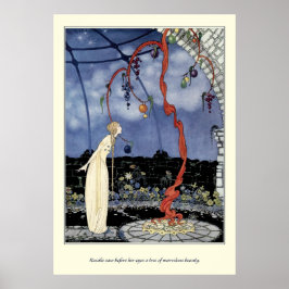 Oude Franse vliegers: een boom van prachtige schoo Poster