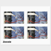 Oude Franse vliegers: een boom van prachtige schoo Rechthoekige Sticker (Vel)