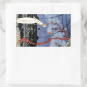 Oude Franse vliegers: een boom van prachtige schoo Rechthoekige Sticker (Tas)