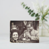 Oude Franse wijk jazzmuzikanten Briefkaart (Staand voorkant)