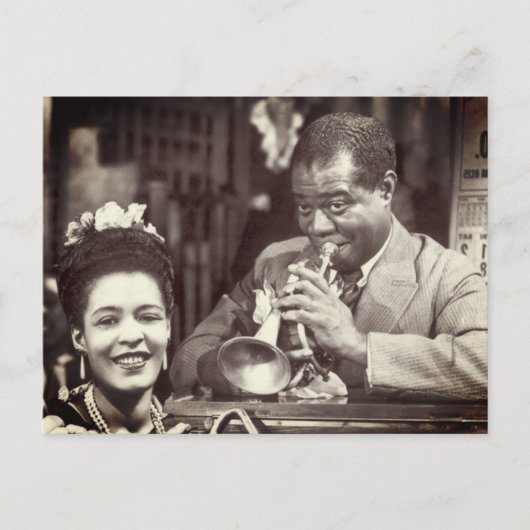Oude Franse wijk jazzmuzikanten Briefkaart (Voorkant)