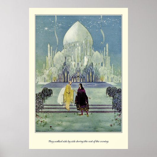 Oude Franstalige tapijten: Ze lopen zij aan zij Poster (Voorkant)