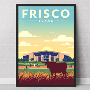 Oude Frisco Texas Poster