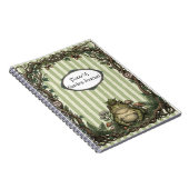 Oude Frog King Botanisch Dagboek Notitieboek (Rechterzijde)