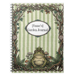Oude Frog King Botanisch Dagboek Notitieboek