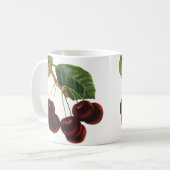 Oude Fruit Voedingsmiddelen, Rijpe Kersen van een  Koffiemok (Voorkant links)