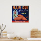  oude fruitkratenetiketten poster (Keuken)