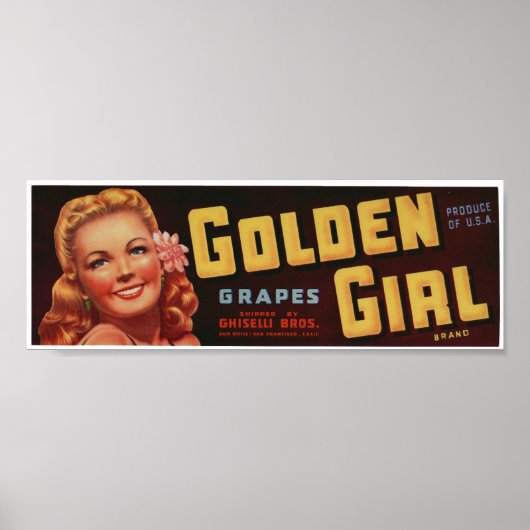  oude fruitkratenmerken poster (Voorkant)