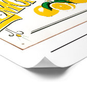 Oude fruitreclame-etiketten poster (Hoek)