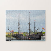 Oude Galleon Ship Florida. Legpuzzel (Horizontaal)