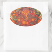 OUDE GANESH SCHILDERIJ OVALE STICKER (Tas)