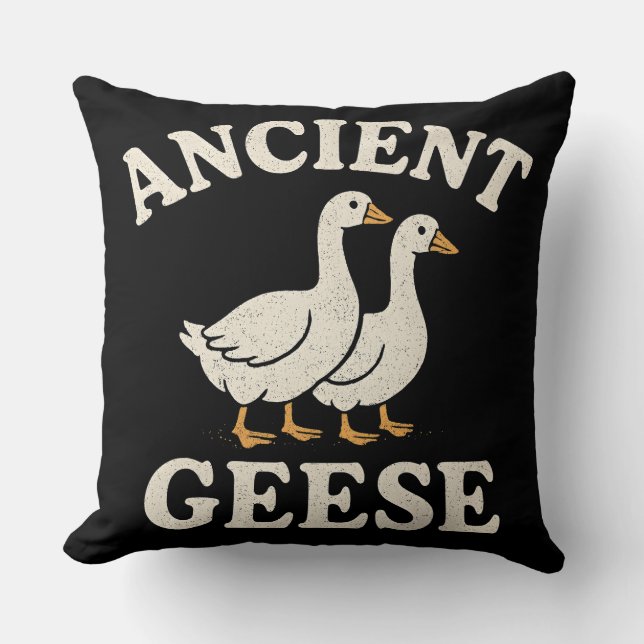 Oude ganzen Retro esthetische kunstprint - Vintage Kussen (Voorkant)