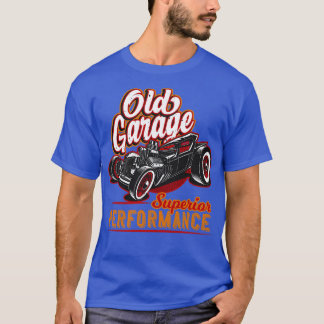 Oude Garage Hot Rod Californië T-shirt