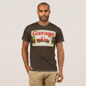 Oude garage t-shirt (Voorkant volledig)