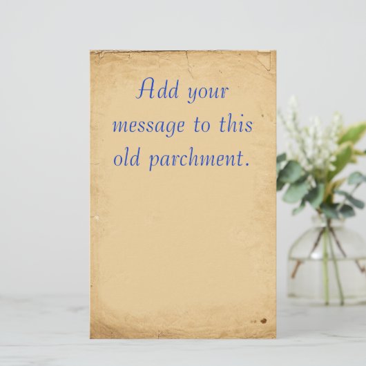 Oude garnering briefpapier (Staand voorkant)