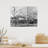 Oude gasinstallatie 1925 poster (Keuken)