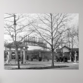 Oude gasinstallatie 1925 poster (Voorkant)