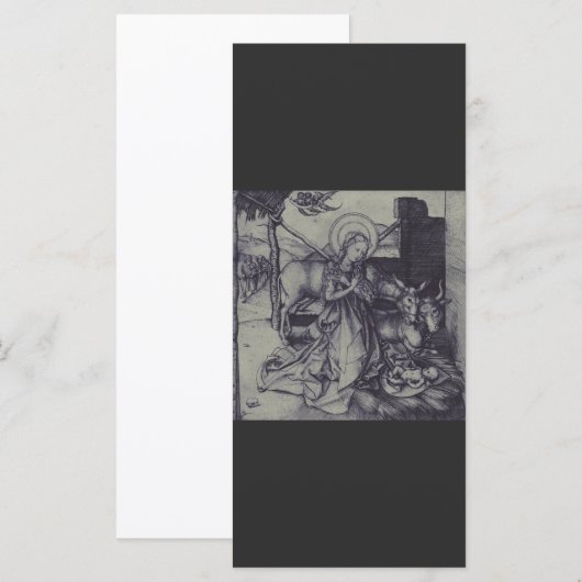 Oude Geboorte scène van Jezus Christus (Voorkant / Achterkant)