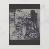 Oude Geboorte scène van Jezus Christus Briefkaart (Voorkant)
